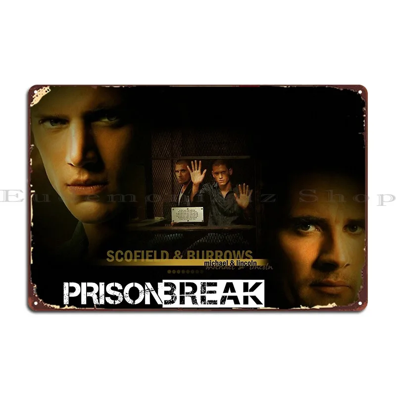 Prison Break 2 Gearrup Metal Plaque Poster Poster Designer Club Garage Create Tin Sign Poster