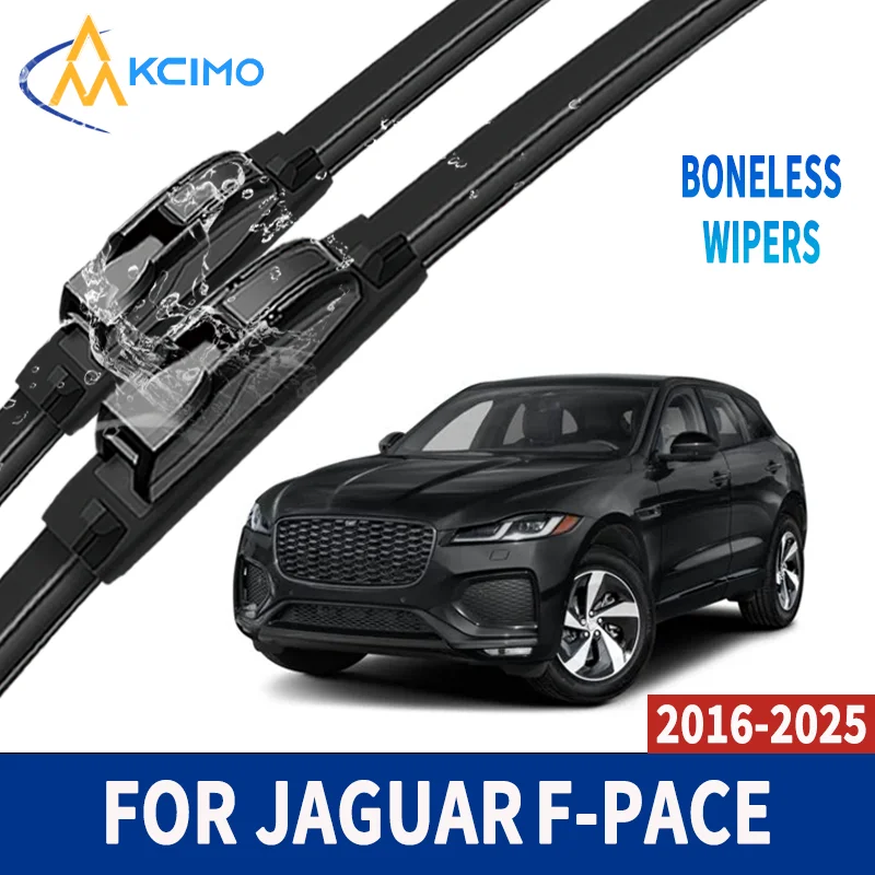 

Front Windshield Wiper Blades For Jaguar F-Pace X761 2016-2025 Windscreen Window Wiper 2pcs Car Accessories