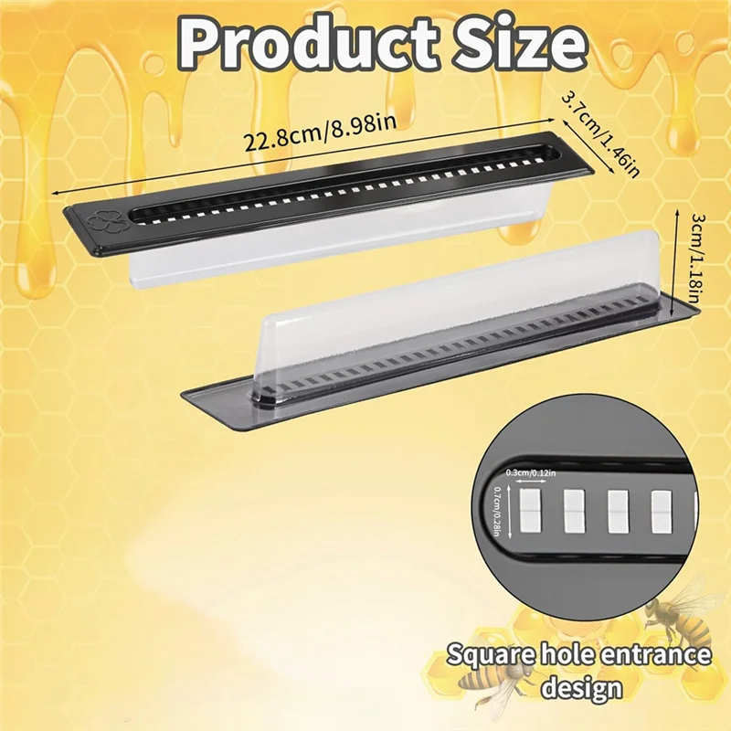 M11K-For Hive Trap Beekeeping Tools Set 22 Pcs Plastic Beehive Beetle Blaster Kit For Honey Production