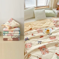 YanYangTian Summer Comforter Quilt Air Conditioning Quilt Bed cover Sheet Quilted Cute Blanket double single bed