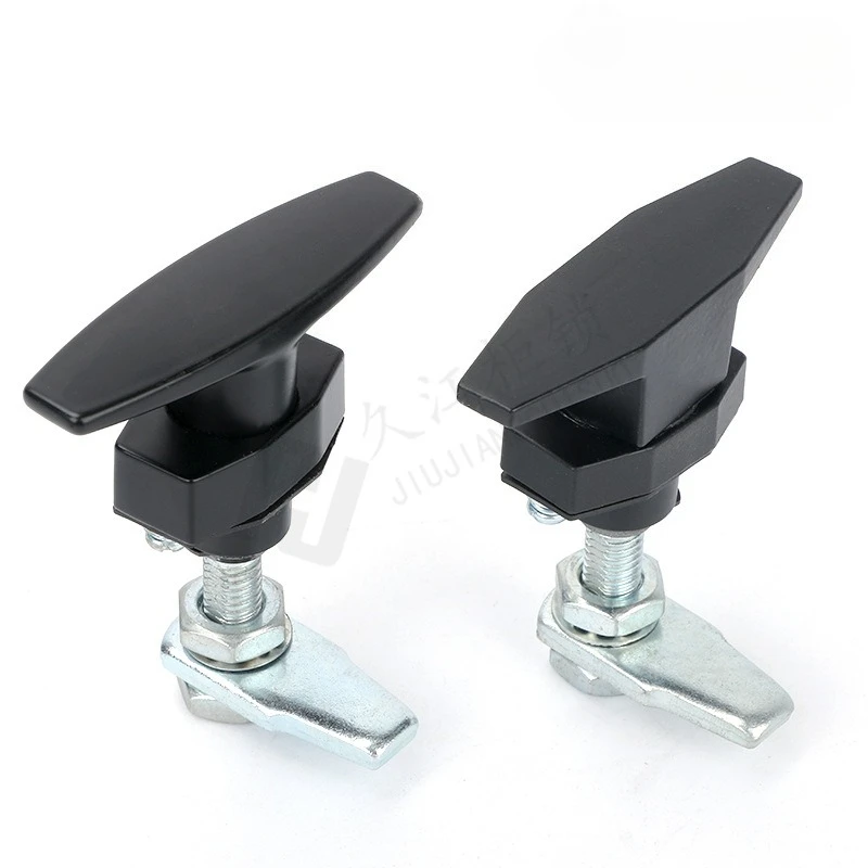 Compression Cam Lock Black MS309 T Shape Handle Locks Equipment Door Locks Telescopic Switch Industrial Cabinet Hardware