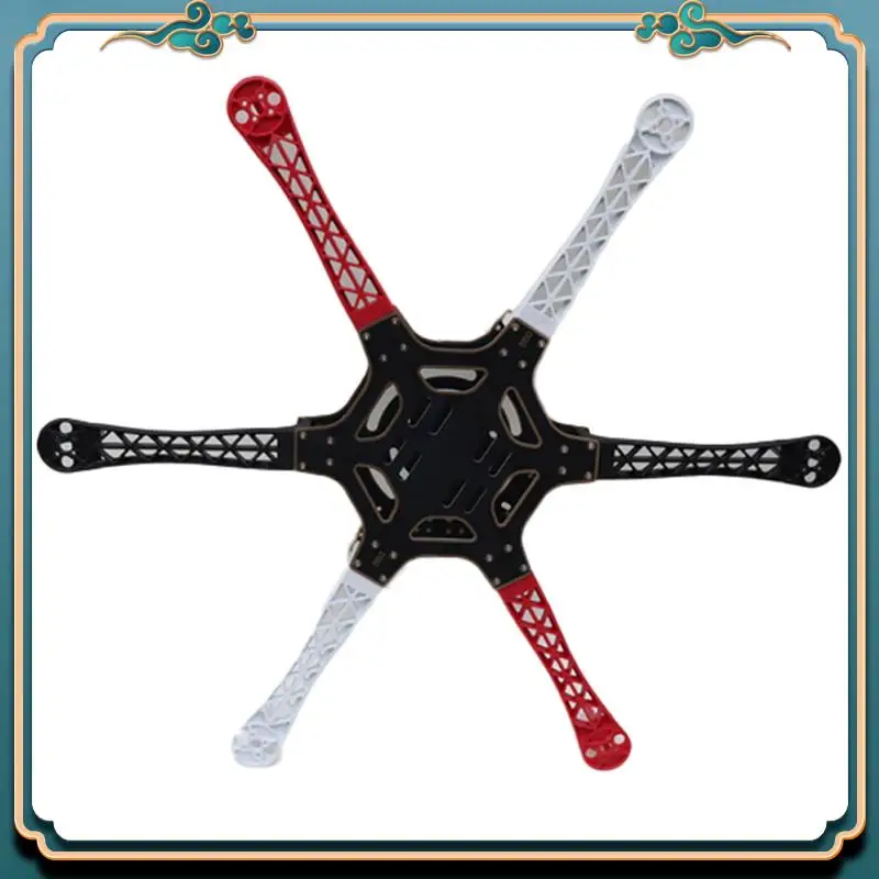 (신규)-FPV F550 헥사 프레임 암 헥사콥터 PCB, Flamewheel F550 HJ550용 랜딩 기어 짐벌 보호기 배터리 플레이트 포함