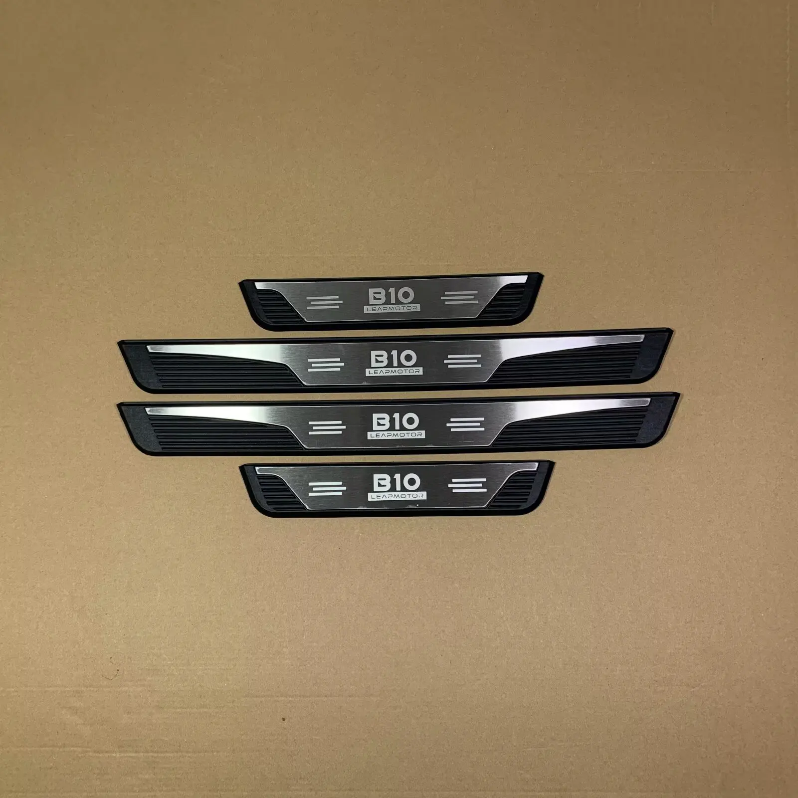 Car Parts Door Sill Pedal Cover Trims Scuff Plate Protector Sticker For Leapmotor B10 2024 2025 2026 Car Styling Self-adhesive P
