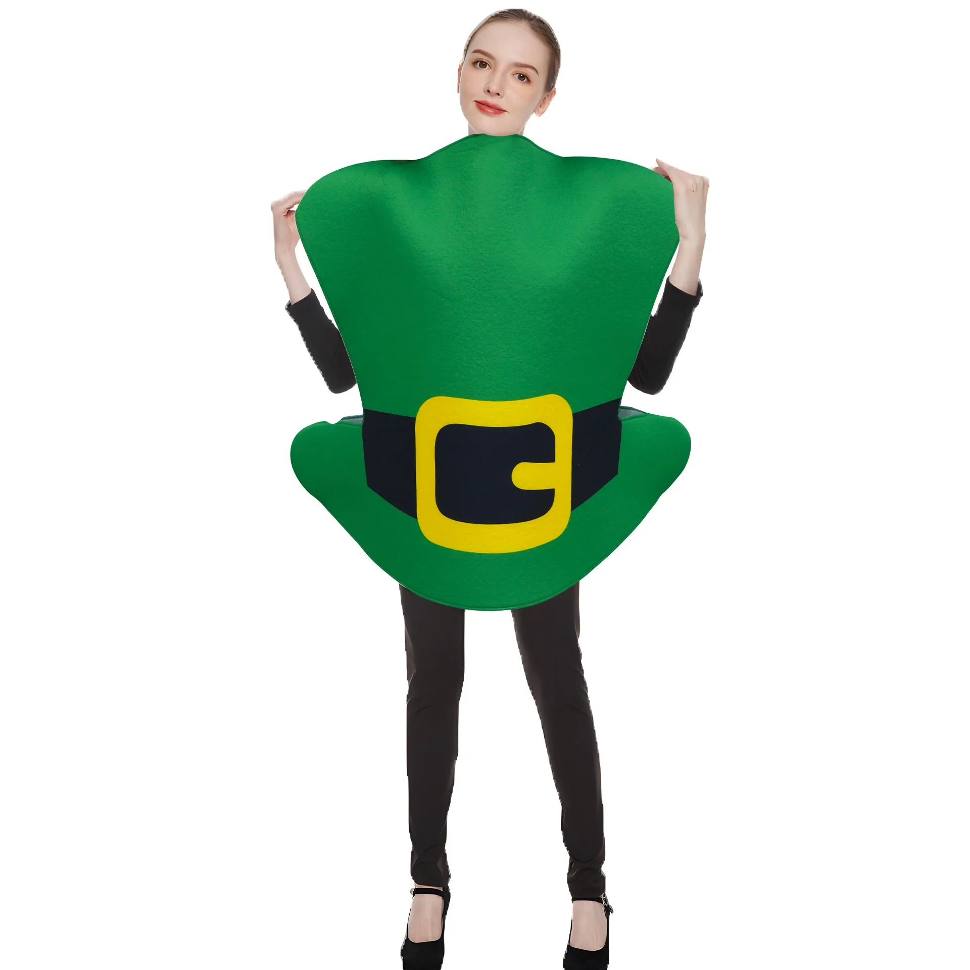 

Patrick's Day Carnival Party Adult Green Hat Performance Costume