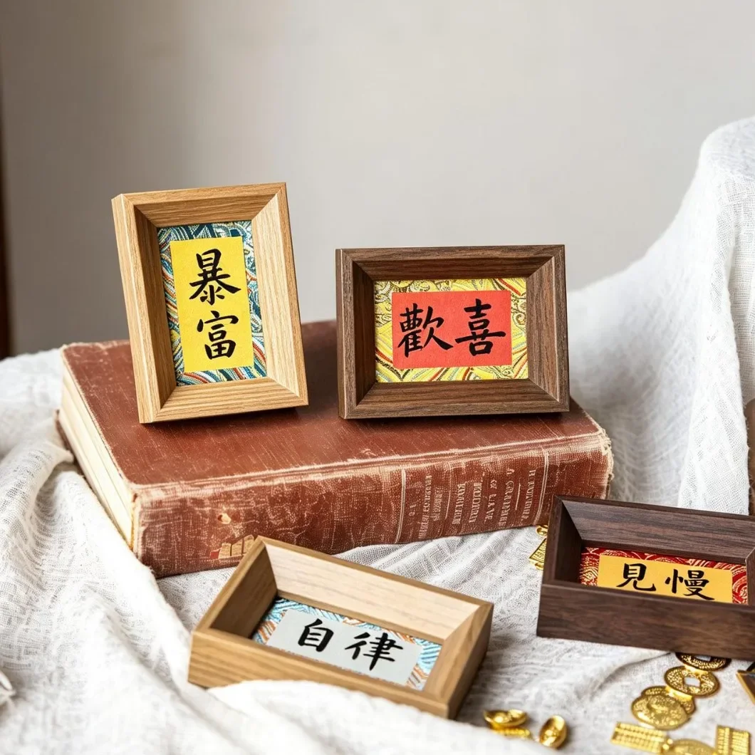 3pcs 3in MDF Photo Frame Display Stand Couple Wedding Small 5.5x8.5cm Picture Frames Home Decoration Desktop Gift