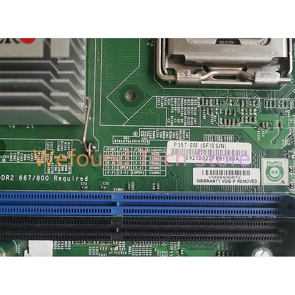 For Supermicro P35T-SM Single Channel Workstation Motherboard C2SBE