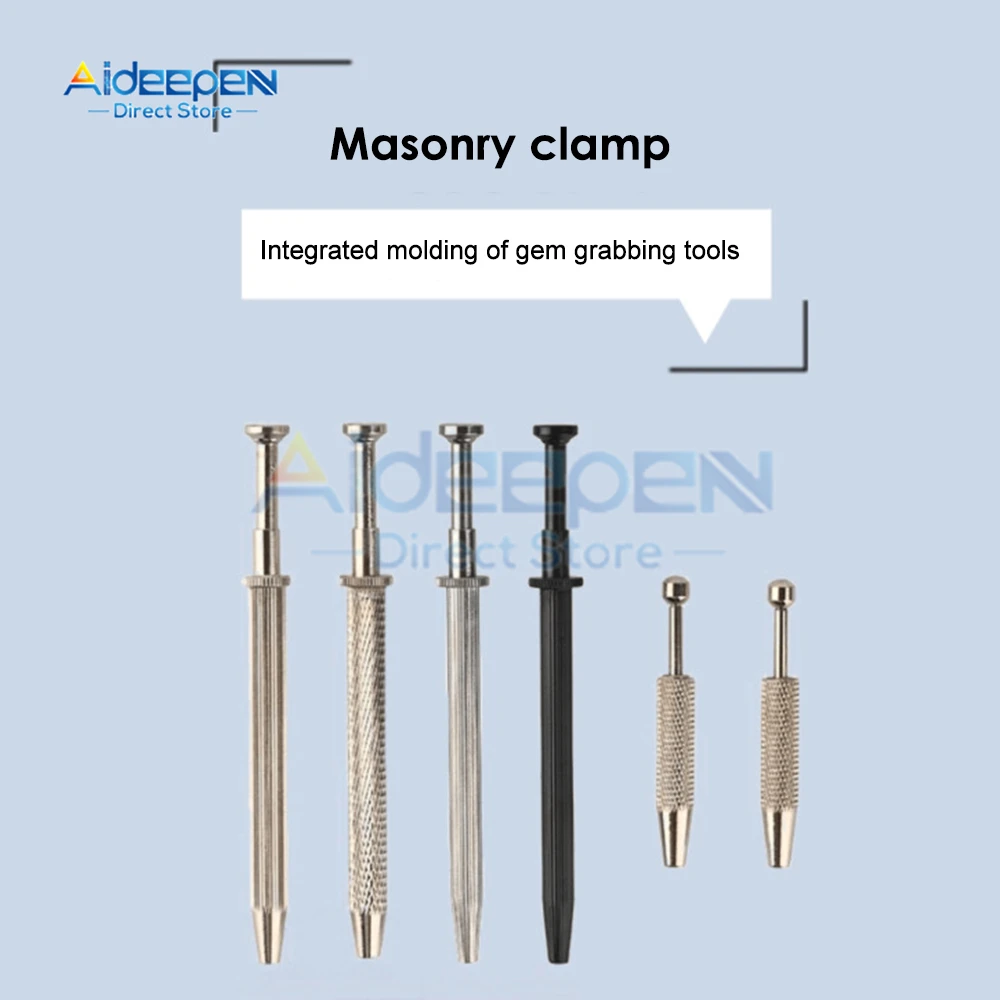 3/4 Artigli Porta Perline Strumento di Pick-up Gemme di Diamanti Porta Puntali Pinzette Catcher Grabber Strumento di Penettura Del Corpo di Alta Precisione
