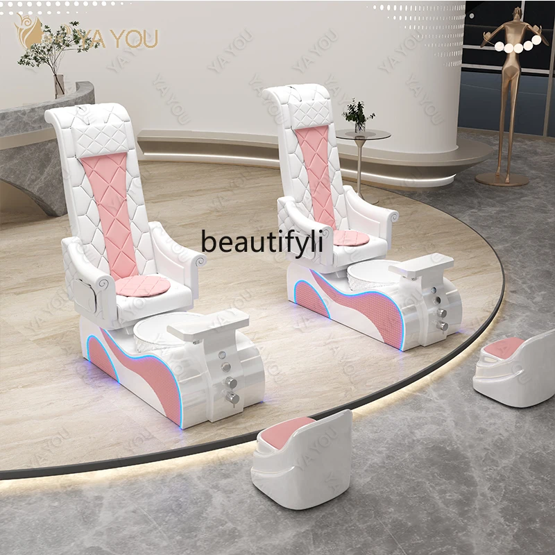 Electric foot bath, sofa chair reclining foot bath spa stool, eyelash shop manicure bed massage chair beauty chair