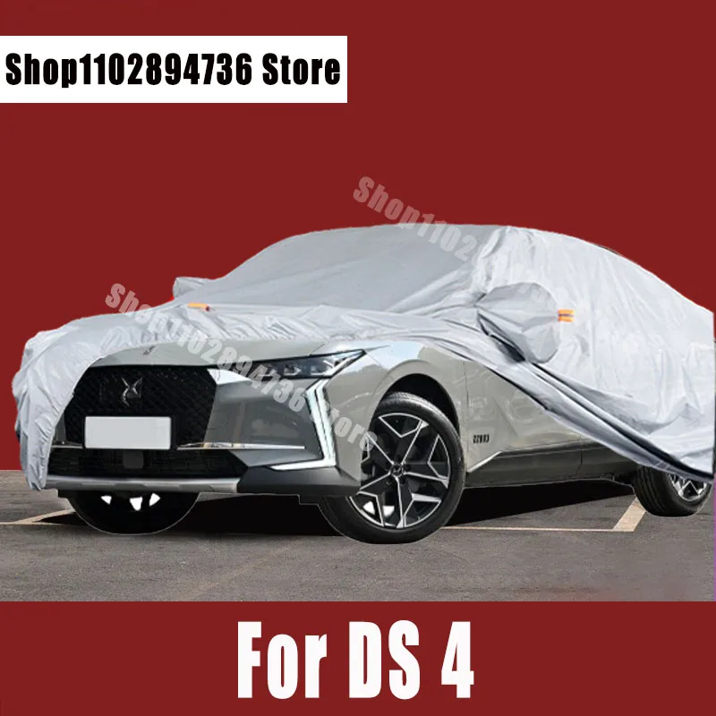 

For DS 4 Full Car Covers Outdoor Sun uv protection Dust Rain Snow Protective Auto Protective cover