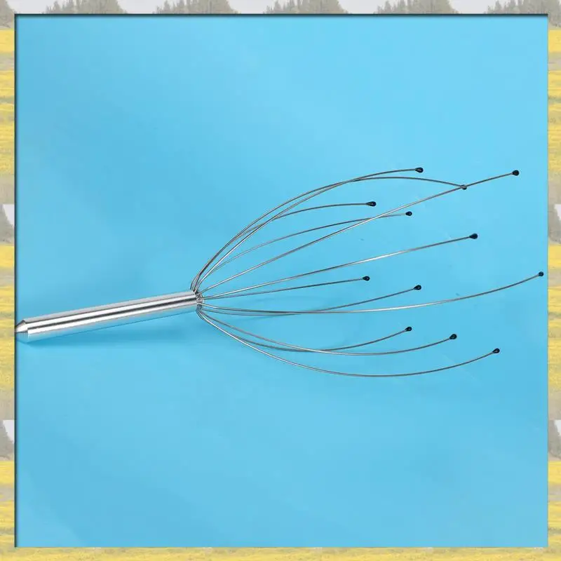 Hot Sale 6X Silver Head Scalp Neck Stress Relax Massager