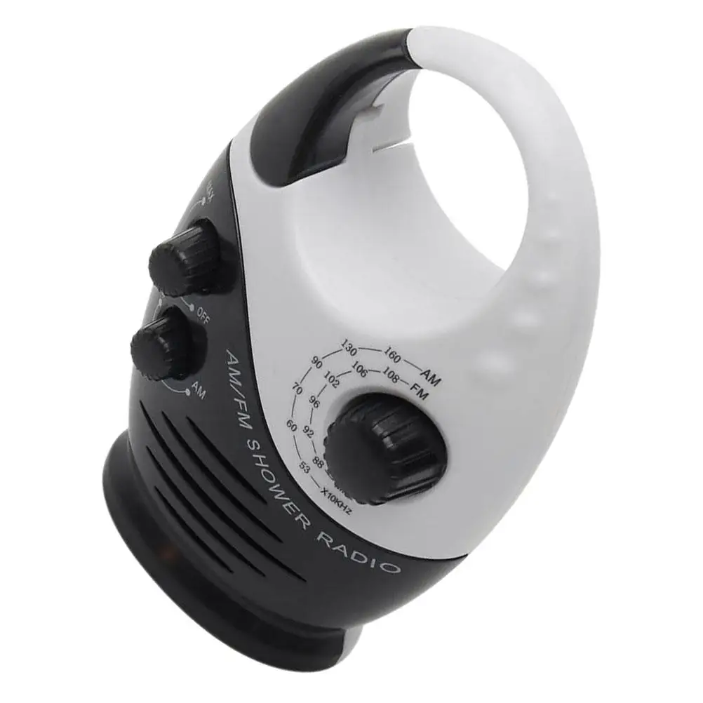 

Waterproof Radio with Clear Sound Quality Portable AM FM Support Longlasting Mini Speaker TravelFriendly Audio Device