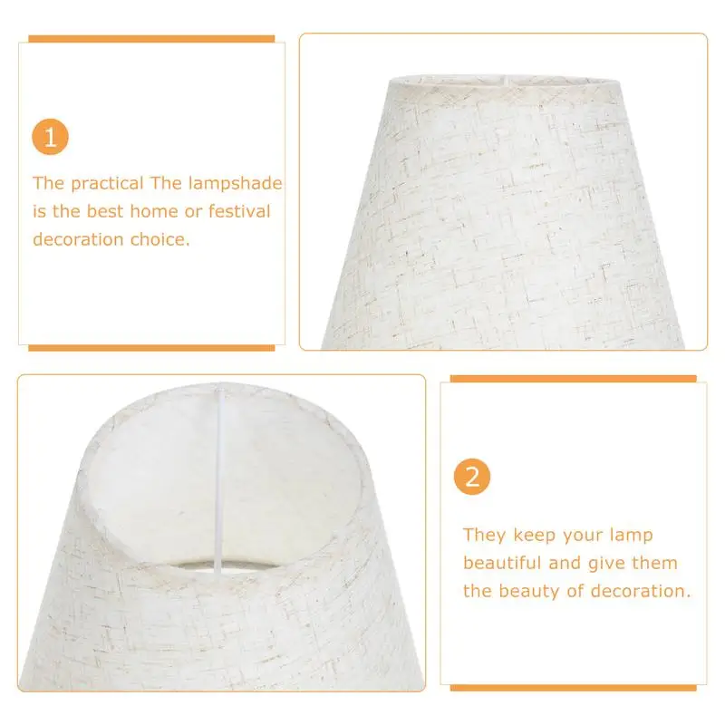 Elegant Fabric Lamp Shades for Table Lamps Heat Resistant and Durable Light Covers Perfect for Home Decoration