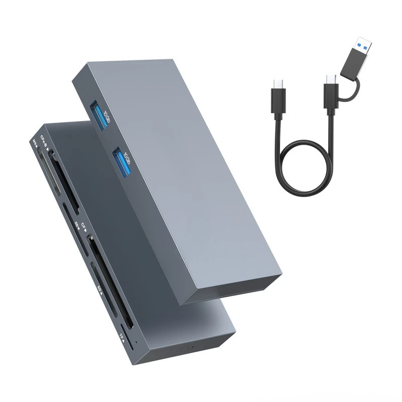 

Multifunctional 8 in 2 card reader USB3.1 multi-card
