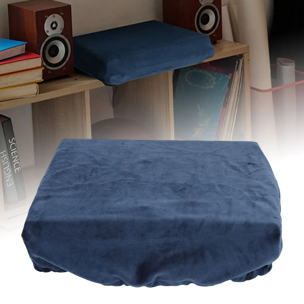 Soft Velvet Fabric Turntable Dust Cover Scratch-Resistant Washable Protective Turntable Case for AT-LP60XBT AT-LP60X