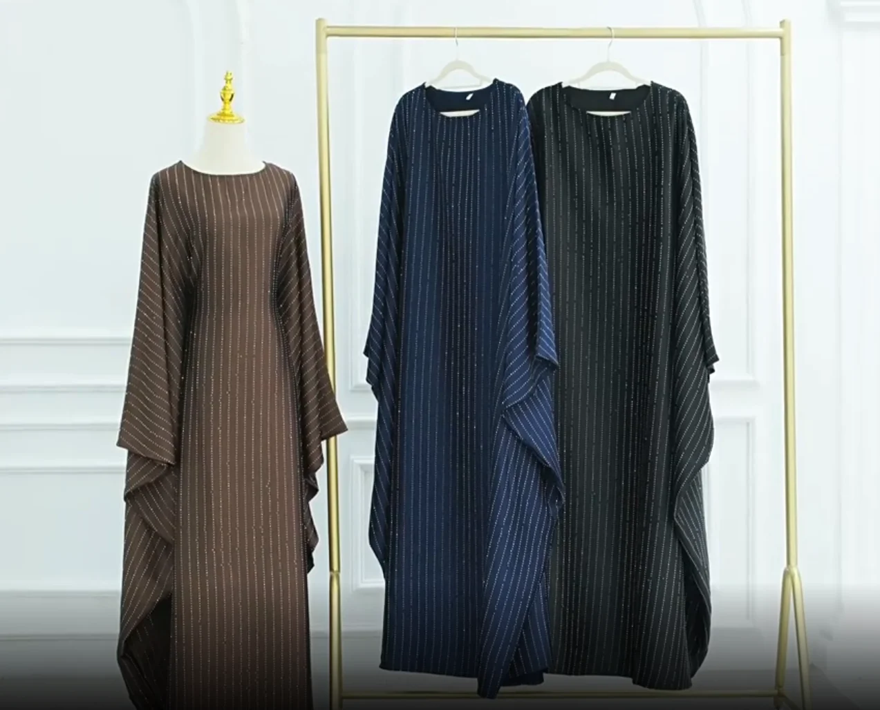 

Мусульманские бриллианты Абая для женщин Платья Кафтан Дубай Исламские платья Халат с длинными рукавами Скромный Джалабия Мусульманские женские платья