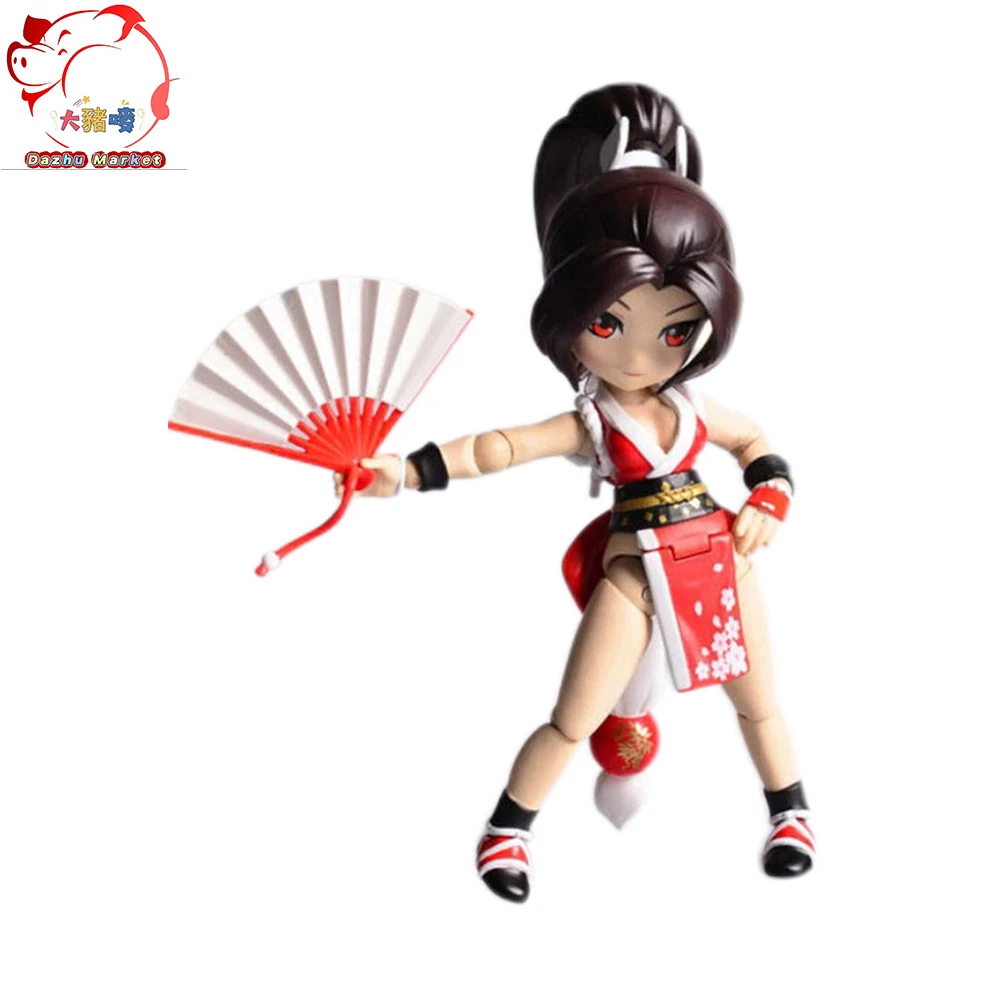 Original 15CM The King Of Fighters Mai Shiranui S.H.Figures KOF Action Figurine Collection Decoration Doll Kids Toy Birth Gift