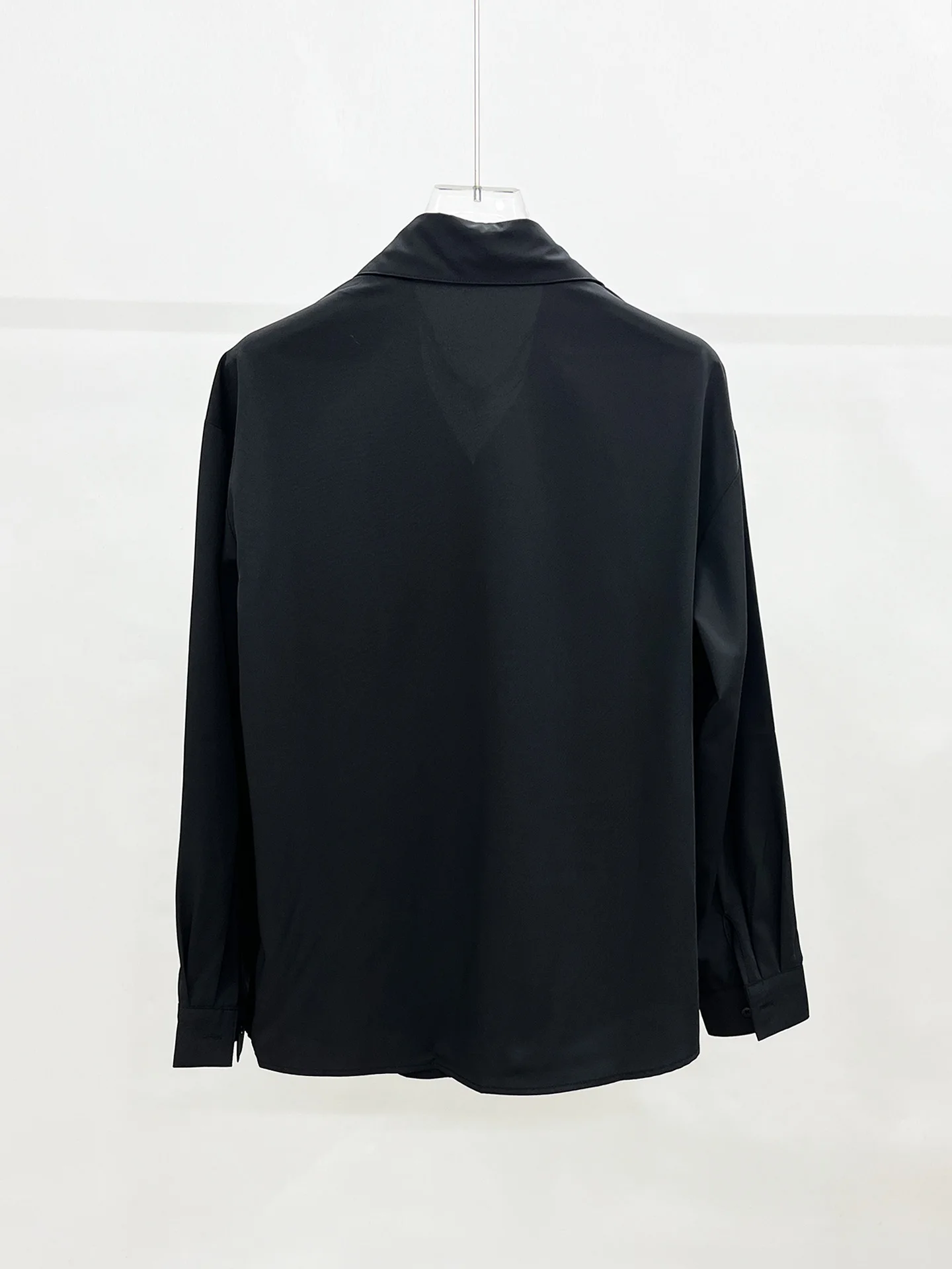 2025 Metal Pin Decorative Shirt for Men Loose Fashion Versatile Long Sleeve Casual Shirts Personalized Trendy Social Party Shirt