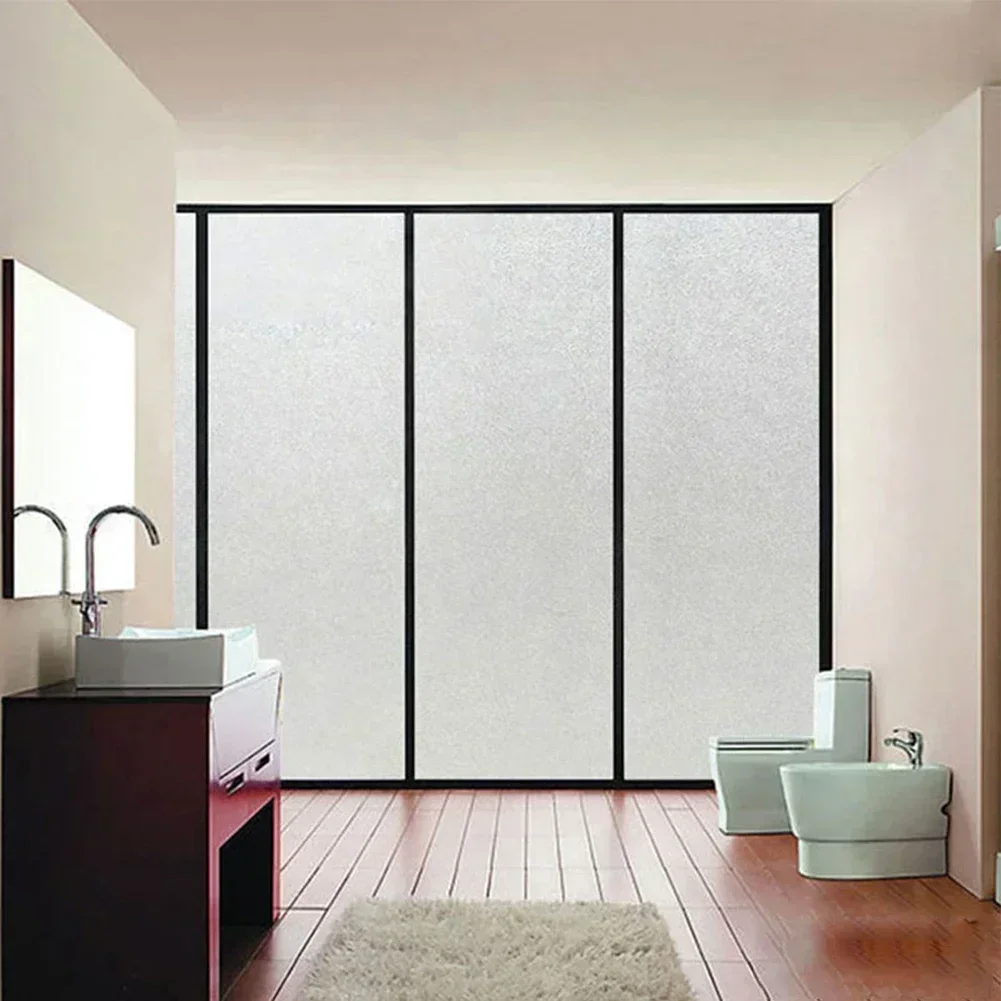 Translucent Window Stickers for Privacy Protection in Bathrooms and Homes Static Cling Film for Natural Light Filtering