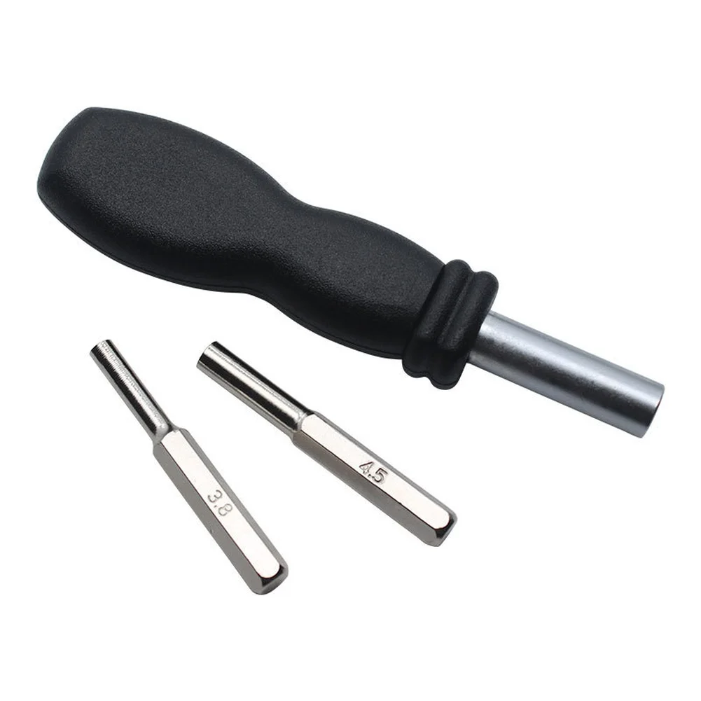 Alloy Tool Steel Screwdriver Kit 3.8mm 4.5mm Magnetic Sleeve Bits Set For Game Console Disassembly Repair