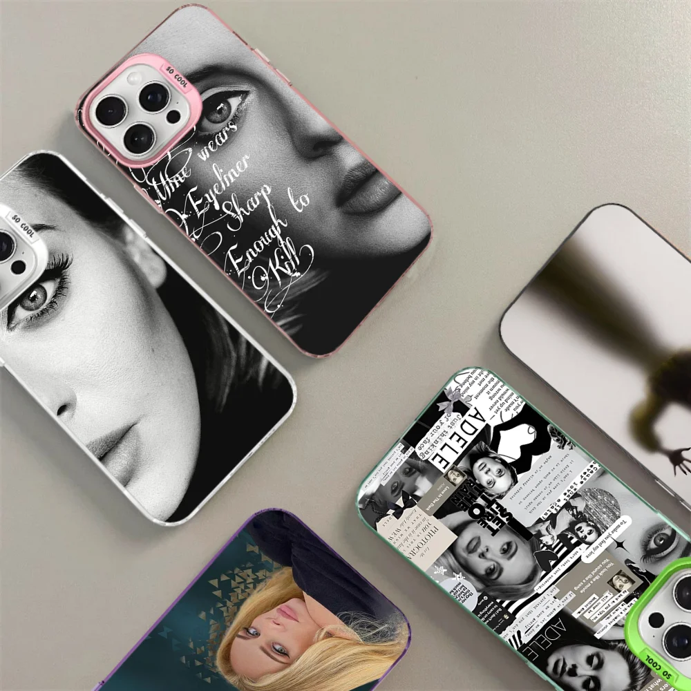 

Singer Adele A-Adkins Phone Case For IPhone 16 15 14 13 12 11 Pro Max X XR XSMAX 8 7 Plus Matte Shockproof Back Cover