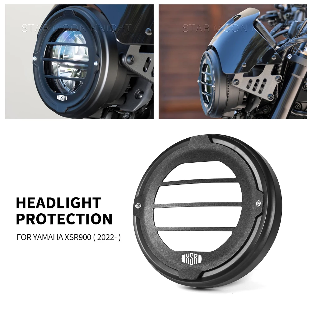 

Motorcycle Accessories Headlight Protector Grille Guard Cover Protection Grill For YAMAHA XSR900 XSR 900 2022 -