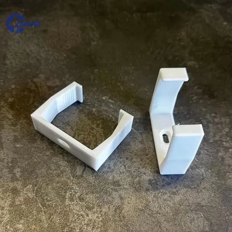 New！2Pcs 3D Printed Outlet Fixer, White/Black Wall-Mounted Power Strip Holder, Sturdy Cable Manager With