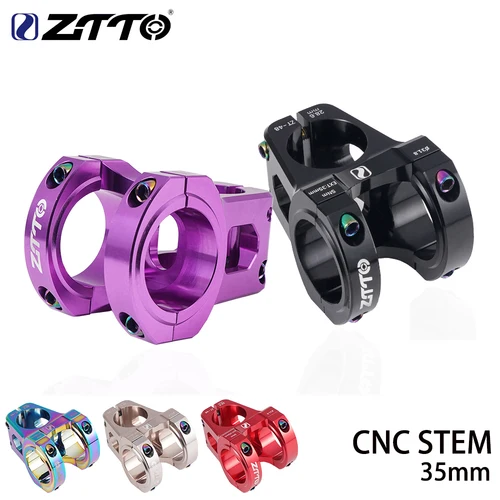 Imagen 2 del producto Vástago ZTTO MTB 35mm DH AM Enduro vástago CNC vástago de potencia de bicicleta de montaña de alta resistencia 28,6 dirección para manillar de 25,4mm 31,8mm