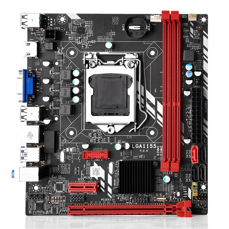 

ATP-B75M Материнская плата для настольных ПК LGA 1155 для процессора I3 I5 I7 3XUSB 3,0 SATA 3,0 до 16 ГБ Поддержка памяти DDR3
