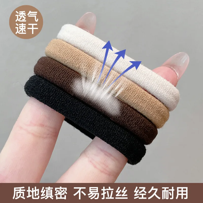 Elastic Hair Tie for Ponytail with High Stretchability and Durability, Protects Hair from Damage, No-Pull Hair Accessory