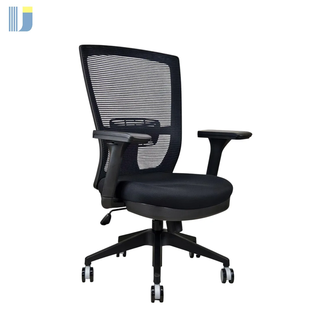 Modern Design High Back Mesh Executive Office Chair PU Foam Seat Ergonomic Adjustable Headrest 4D Armrests Steel Base