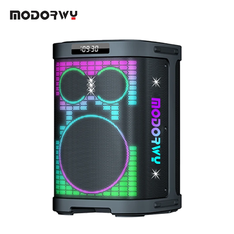 

Портативная колонка Boombox Home DJ с 8-дюймовым сабвуфером, 120 Вт, беспроводная, Bluetooth 5.0, для вечеринок, с поддержкой TF-карт, RGB LED-подсветкой, голосовым управлением, водонепроницаемость IPX4