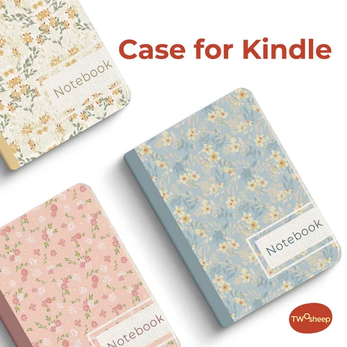 Imagen 1 del producto Funda Twosheep para Kindle Paperwhite 12th & 6/7/10/11th y para 2024 Nuevo Kindle 11th con funda protectora Auto-wake