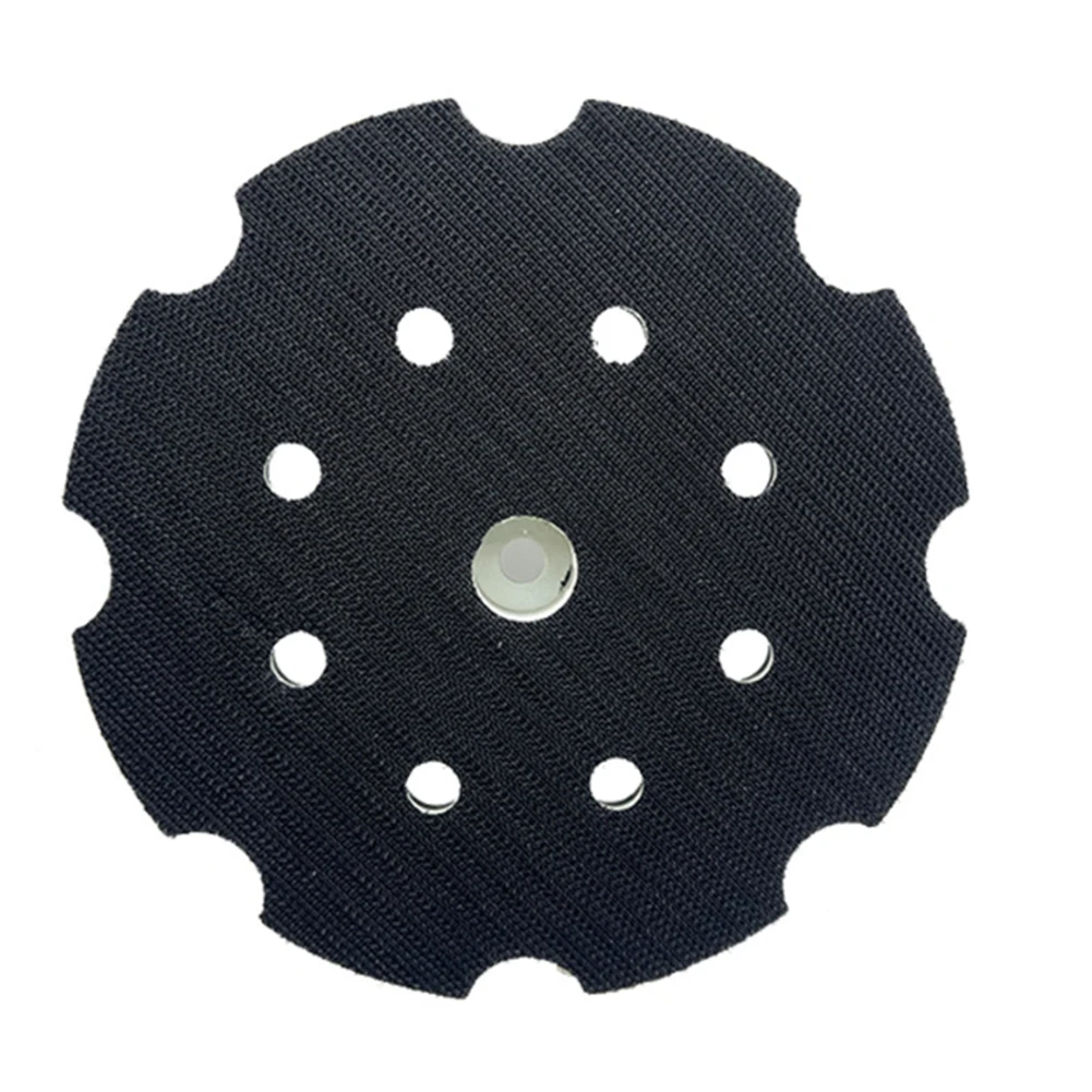 5Inch Dia 8 Hole Sanding Pad 125mm Hook And Loop- Replacement Backing Plate Random Orbit Sander For Sanding Disc Power Tools