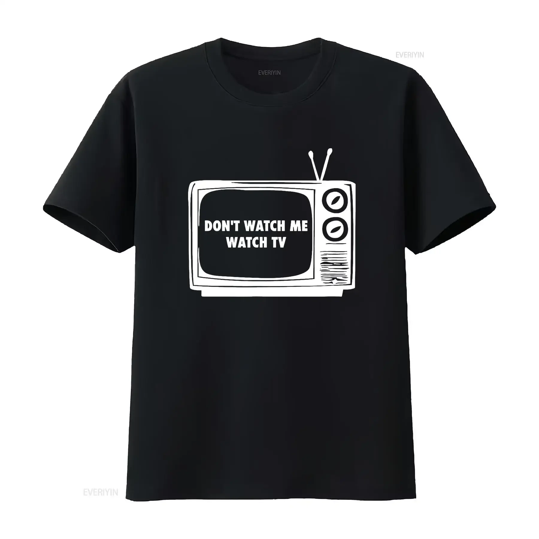 Funny Don t Watch Me TV Television Mind Your Business Shirt vintage Washed Soft Breathable Stylish Casual Versatile homme