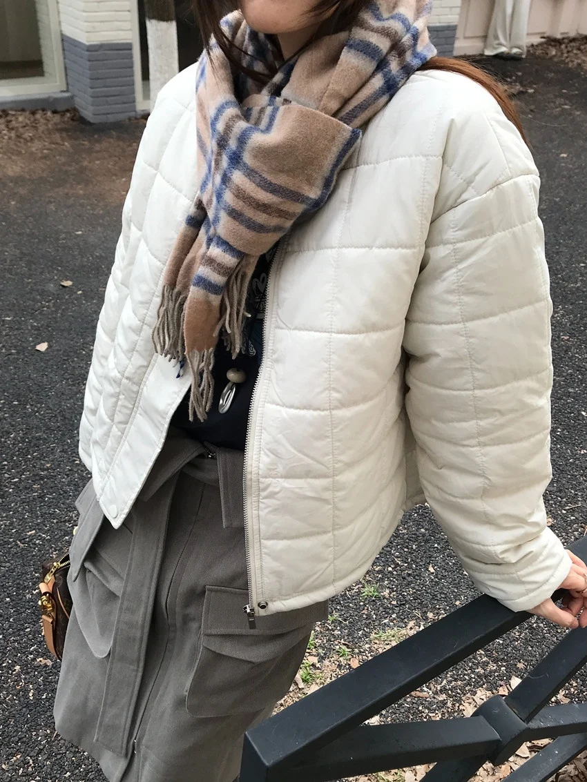 

Минималистичные зимние парки Alien Kitty, повседневные женские хлопковые новинки 2026, шикарные теплые однотонные нежные повседневные универсальные винтажные свободные пальто