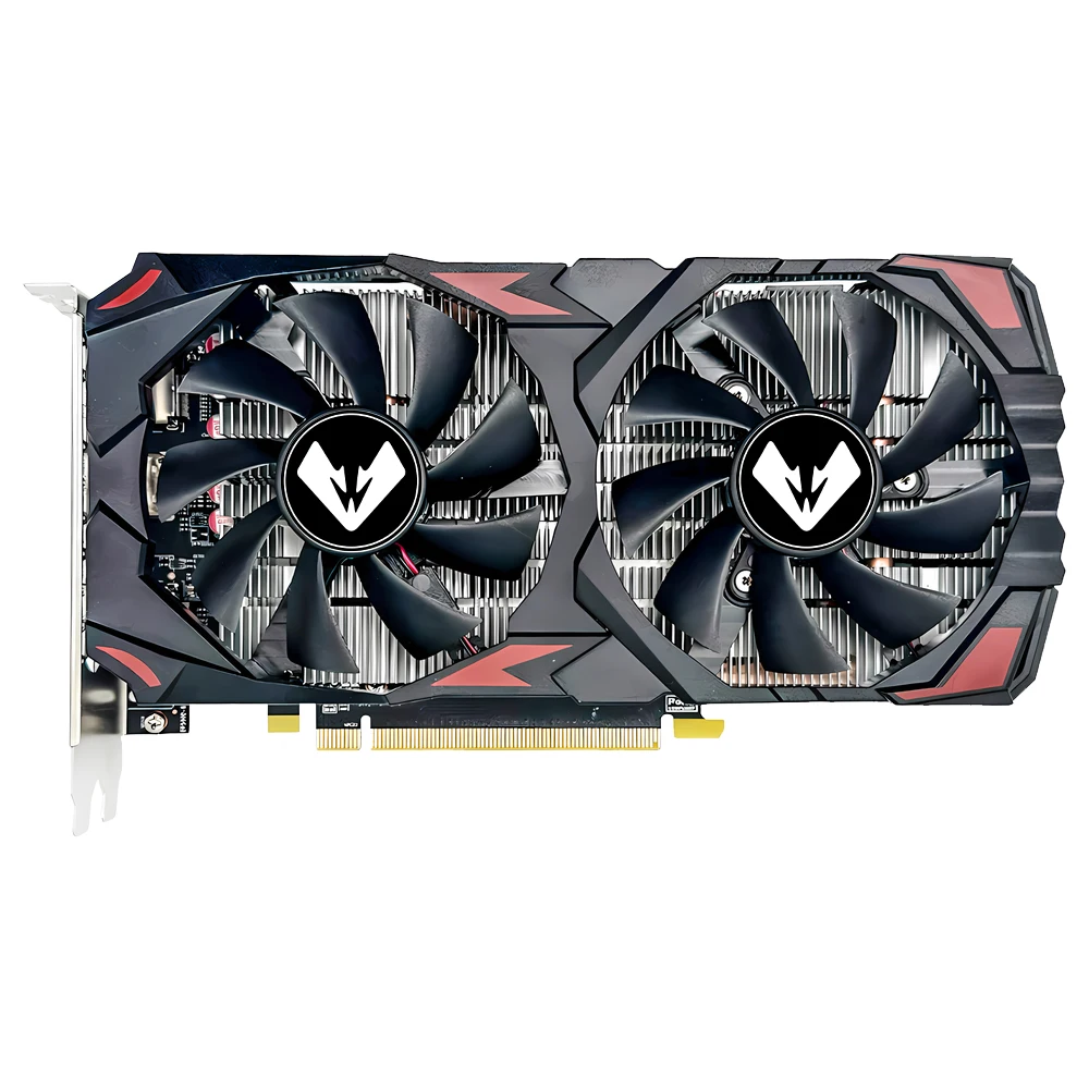 بطاقة فيديو جديدة من SOYO AMD Radeon RX580 8GB 2048SP بطاقة رسومات ألعاب بيضاء GDDR5 256Bit GPU PCIE 3.0x16 للكمبيوتر المكتبي