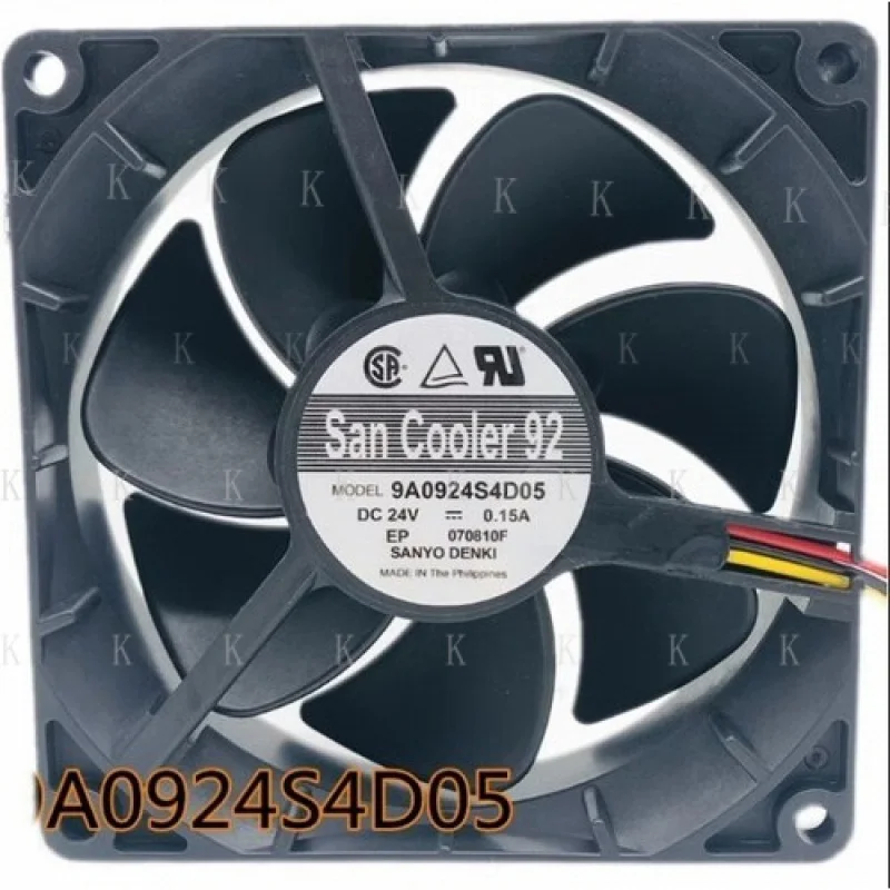 

C FOR Sanyo SanCooler92 9A0924S4D05 9225 DC24V 0.15A 3-Wire Inverter Cooling Fan
