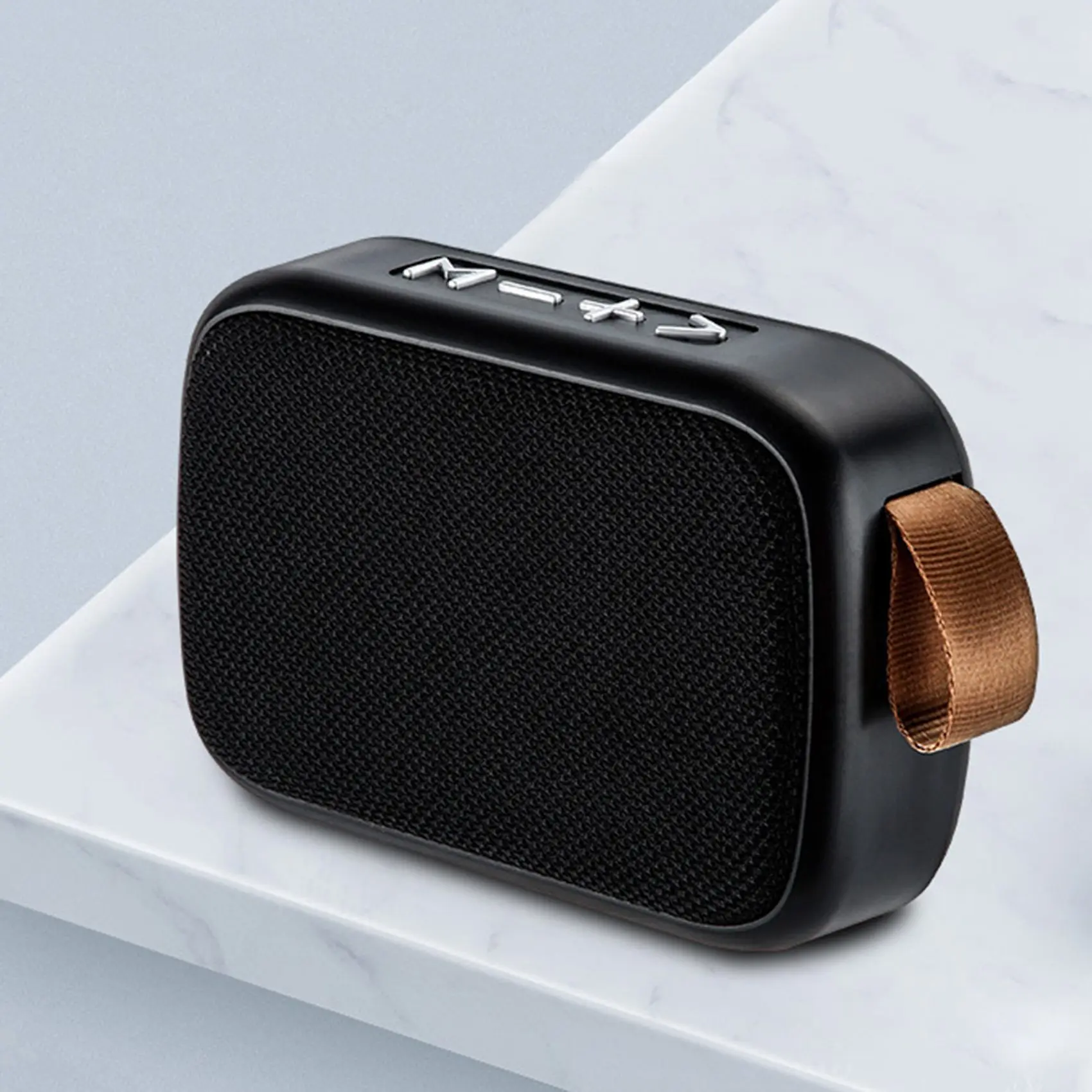 

Efficient Bluetooth Speaker Wireless Sound Bar Support FM TF Heavy Bass(Grey)