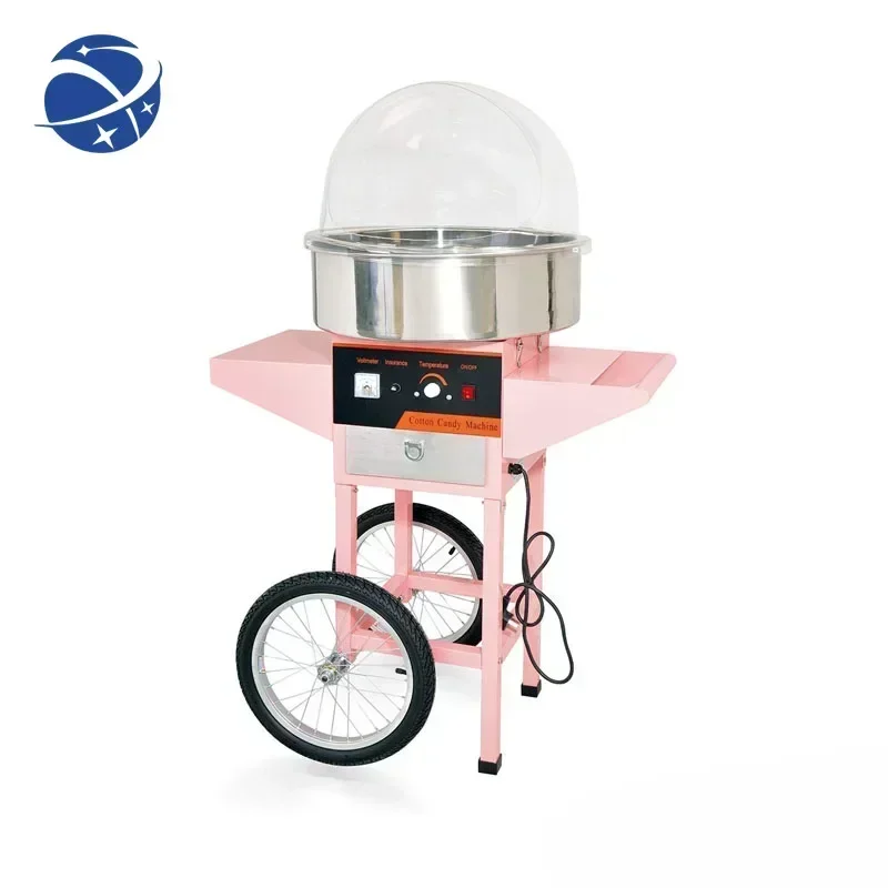 

YYHC Fower cotton candy floss making machine with / Fairy floss maker/ candy maker for sale