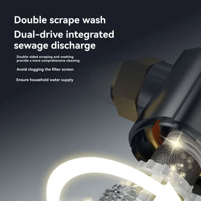 【SIMPLE】Large Capacity For Home Copper Ultrafiltration Water Filter System-Automatic Self-Cleaning Central Water Purifier