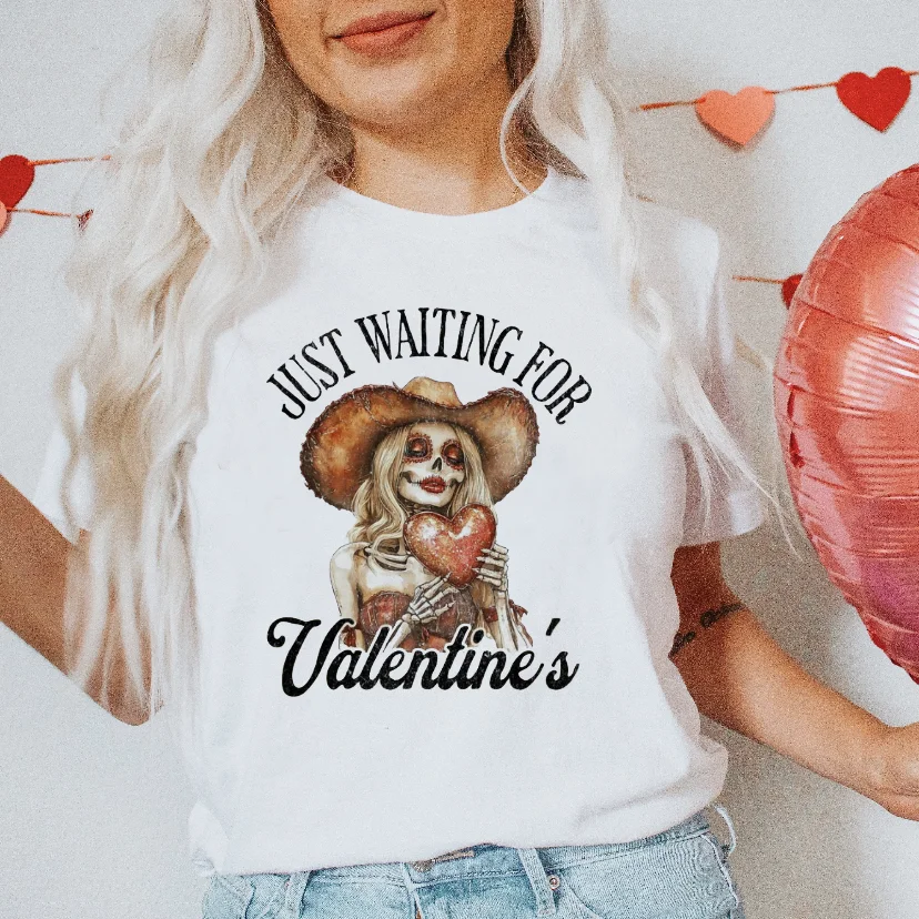 T-Shirt Retro Fun Trendy Cute Printed T-Shirt Women's Cartoon Skull Pattern Top Casual Cartoon Summer Women's Fashion Clothing