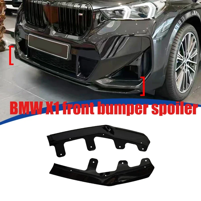 Suitable for 23-24 BMW Sport X1 U11 2-stage MP original car hole installation front shovel front lip No punching required