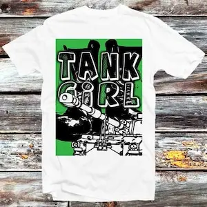 Tank Girl Exclusive Edition T Shirt Vintage Retro Cool Gift Mens Womens Unisex Cartoon Anime Top Tee B470