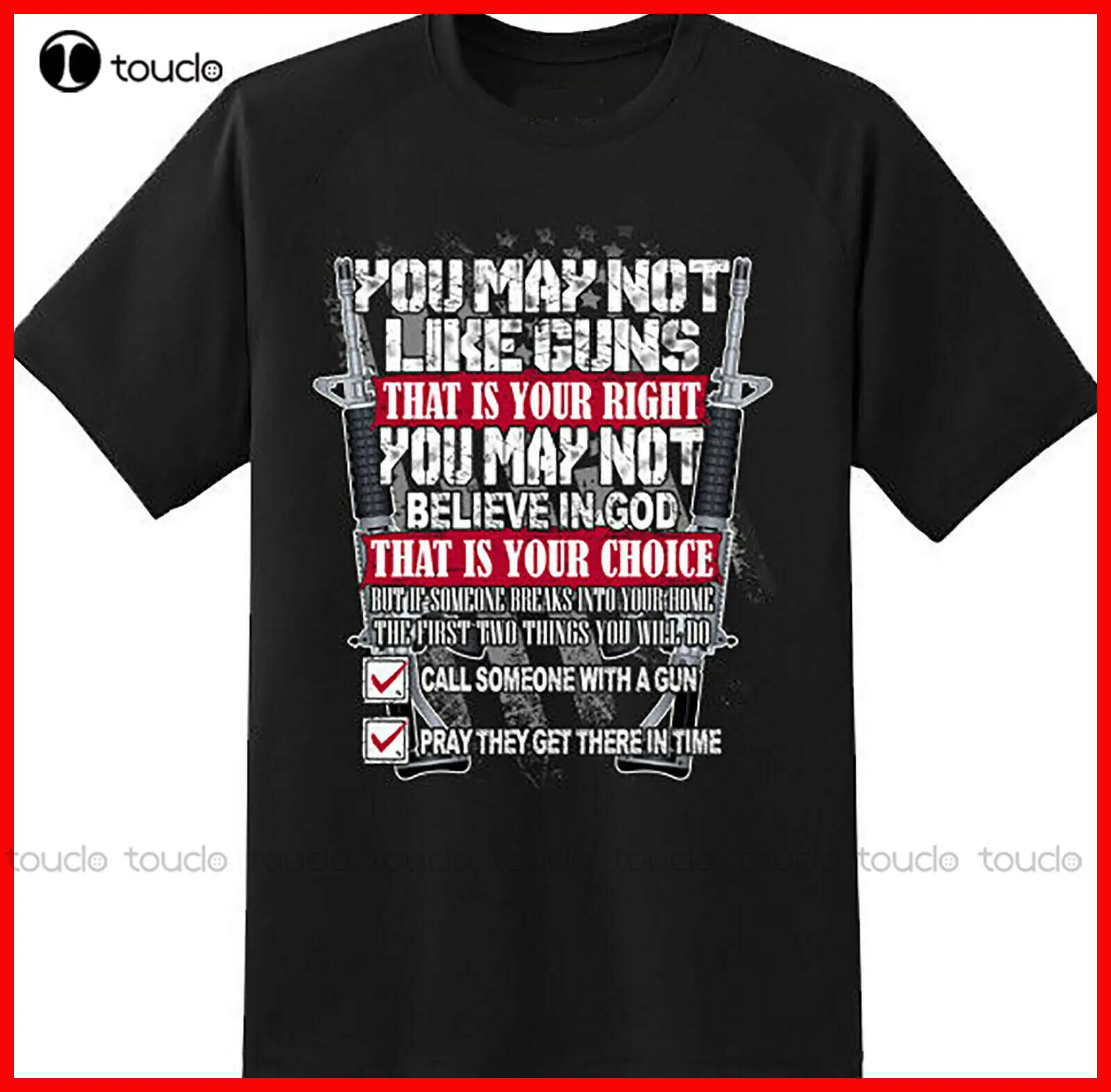 New You May Not Like Guns Patriotic American 2Nd Amendment T Shirt New Graphic Tee T Shirts For Women Cotton Tee Xs-5Xl Unisex