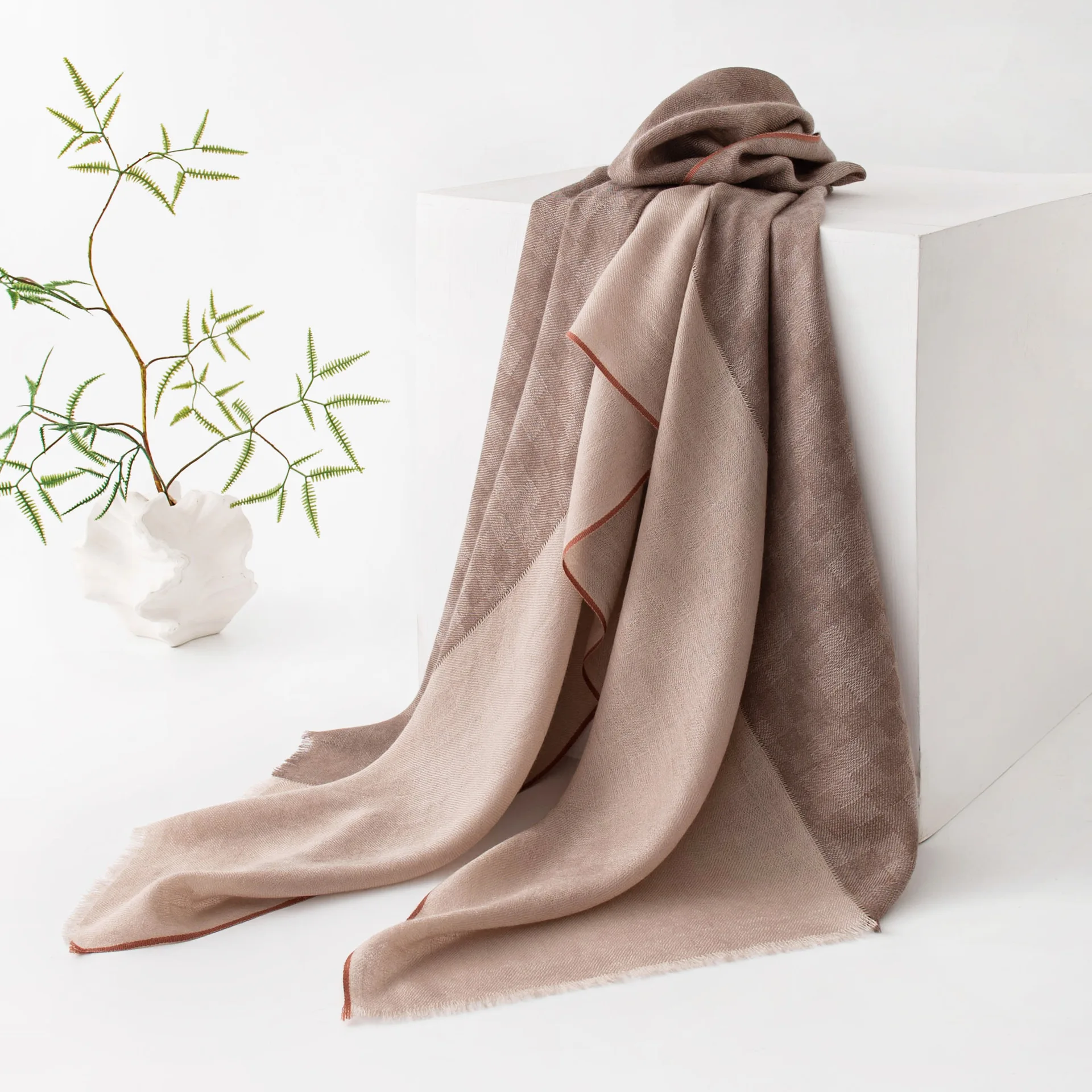 Écharpe en cachemire pur pour hommes et femmes, nouveau cadeau haut de gamme, Simple et polyvalent, chaud, Style Couple, châle, 4w984, automne hiver