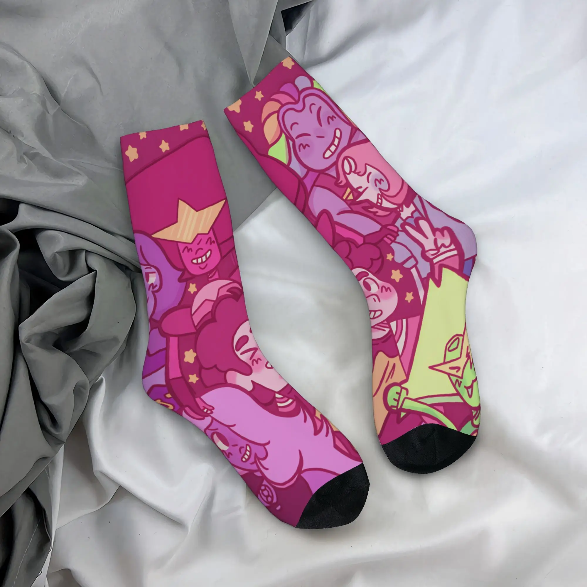 

Stevens Universes Socks Graphic Stockings Anti Skid Adults Men Socks Comfortable Winter Vintage Running Socks