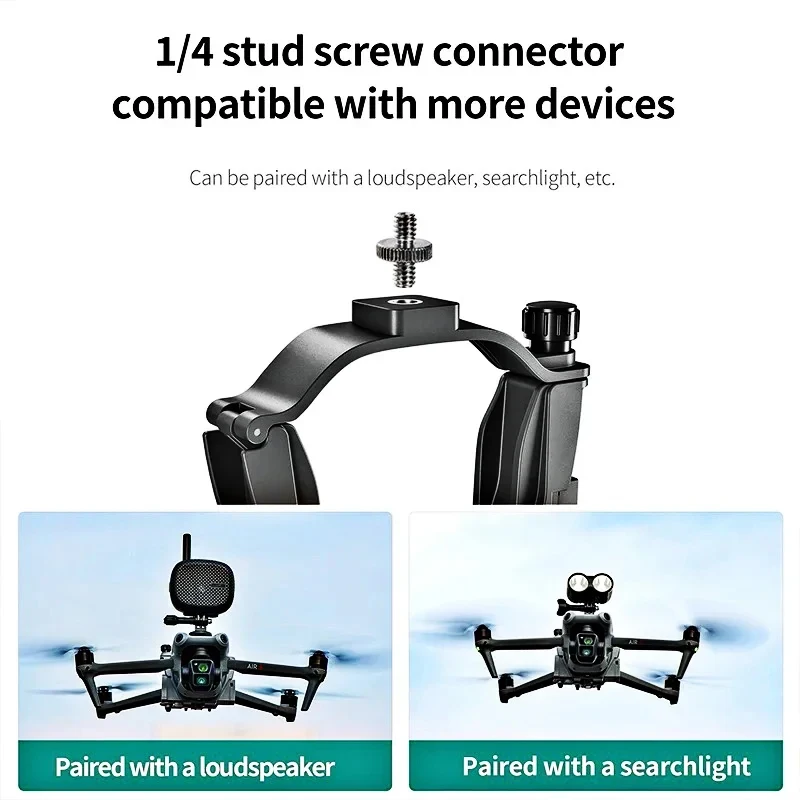 ระบบปล่อยของทางอากาศ STARTRC สำหรับโดรน DJI Mini 4 Pro/Air 3S/Air 3 ระบบปลดเร็วสำหรับเหยื่อ/ของขวัญ/แหวน อุปกรณ์ช่วยเหลือและส่งของ