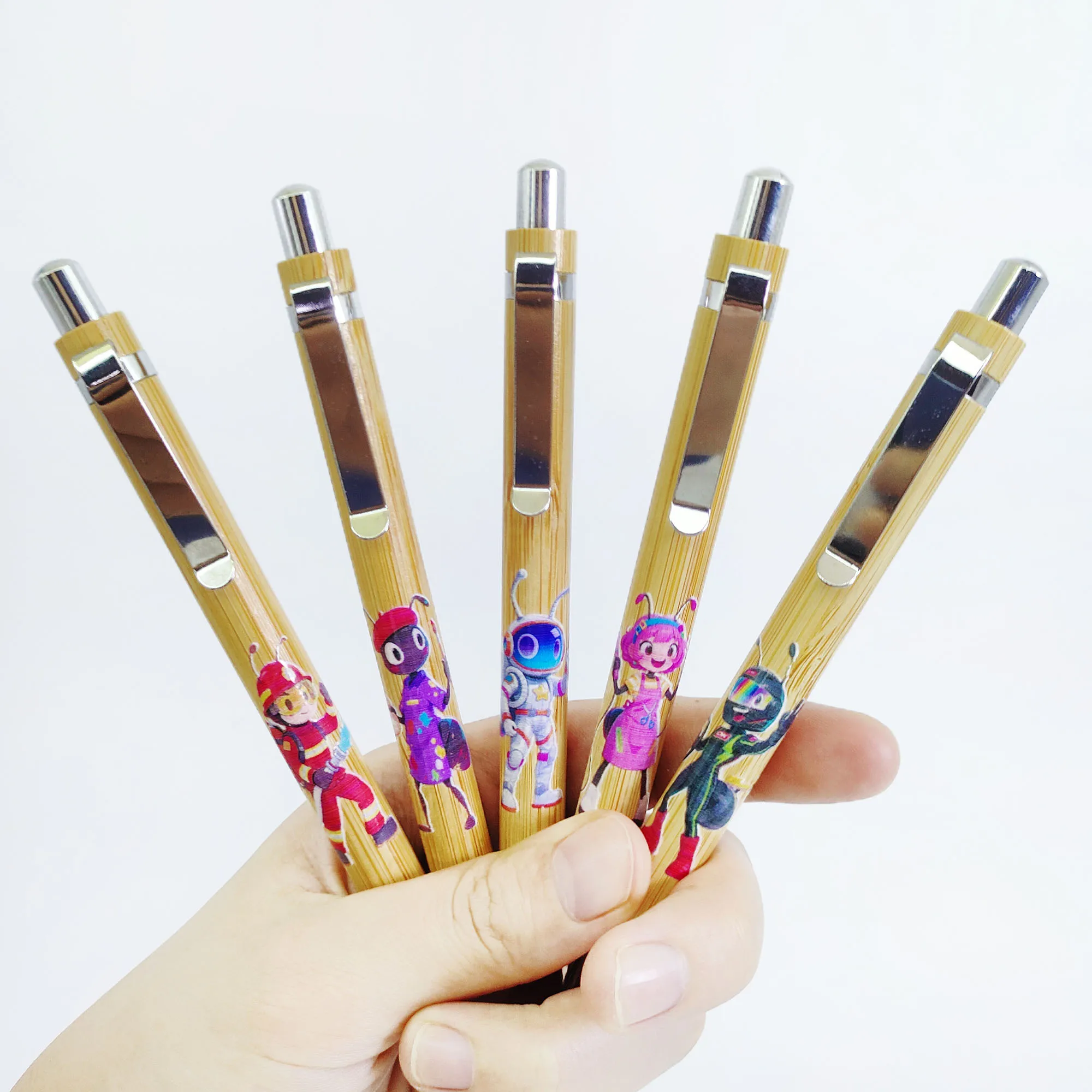 

6pcs/12pcs creative ant shaped ballpoint pen ant professional attire ballpoint pen student writing stationery.