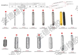 Expansion shaft key bar aluminum alloy key type expansion shaft sleeve expansion block expansion shaft winding shaft pneumatic