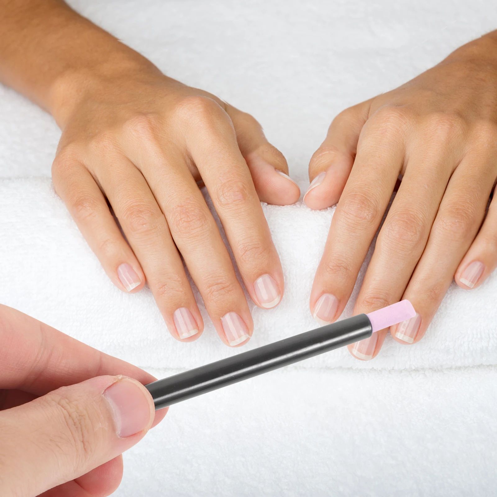 5 قطعة قلم نقش الأظافر البلاستيك دائم تشكيل الأظافر الصناعية الطبيعية ملحقات تلميع مزيل الجلد الميت أدوات مانيكير